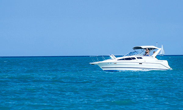 boat in the sea