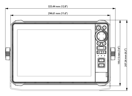 hds 10 front dimensions